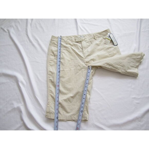 New Women Dockers Cotton Favorite Fit Mid Rise Capri Pants Sz 14 (WP112) - Picture 2 of 11